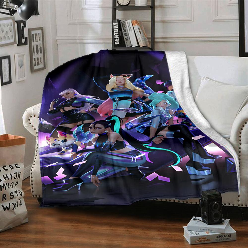 Futuristic Fashion Icons Blanket Soft Throw Blanket For Home Bedroom Bed Sofa Travel Office Solid Christmas Blanket