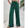 Women's Spring and Summer New Hundred Solid Color Dragged Wide-leg Pants Casual Pants
