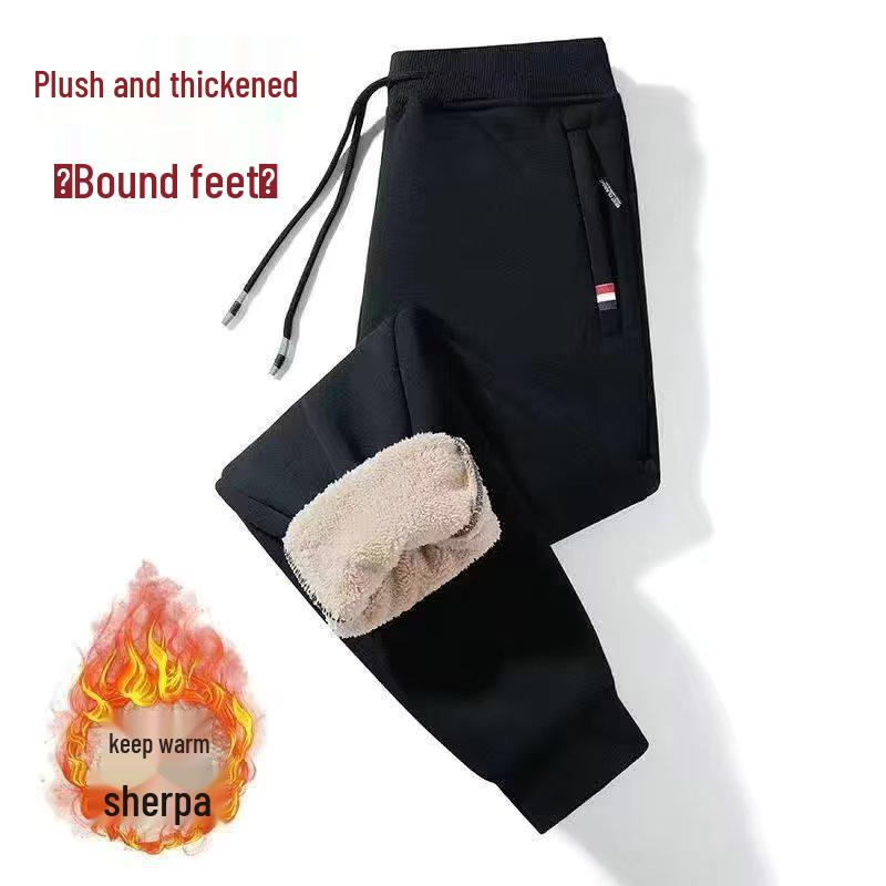 

Мужские вельветовые утепленные спортивные брюки, большого размера, трехцветные, в корейском стиле, осень/зима, на молнии. 5XL