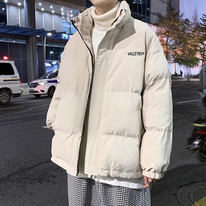 Men's Plus Size Hooded Down Puffer Jacket - Thick, Warm, and Versatile Winter Coat for Couples and Students