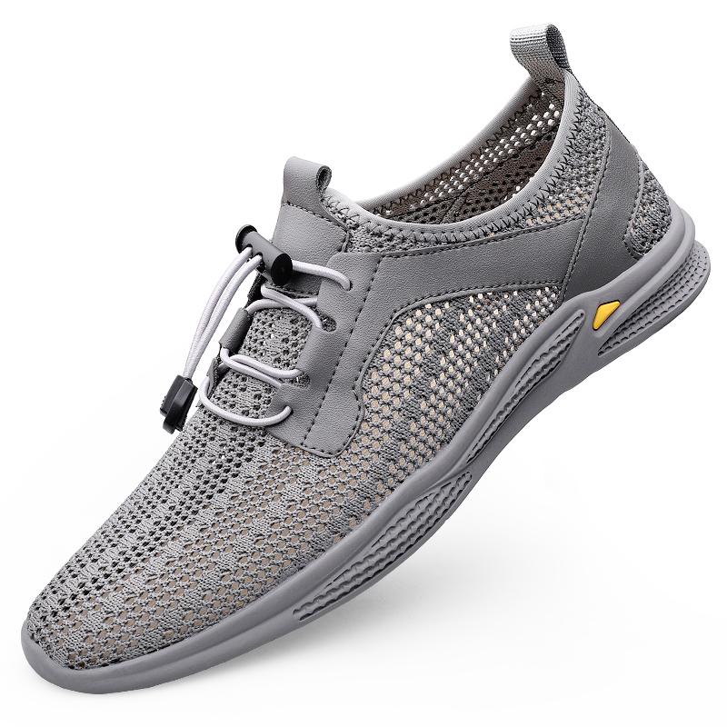 Designer's New Breathable Men's Mesh Casual Shoes Massage Sole Commuter Work Shoes Men's Daily Driving Shoes Hollow Out