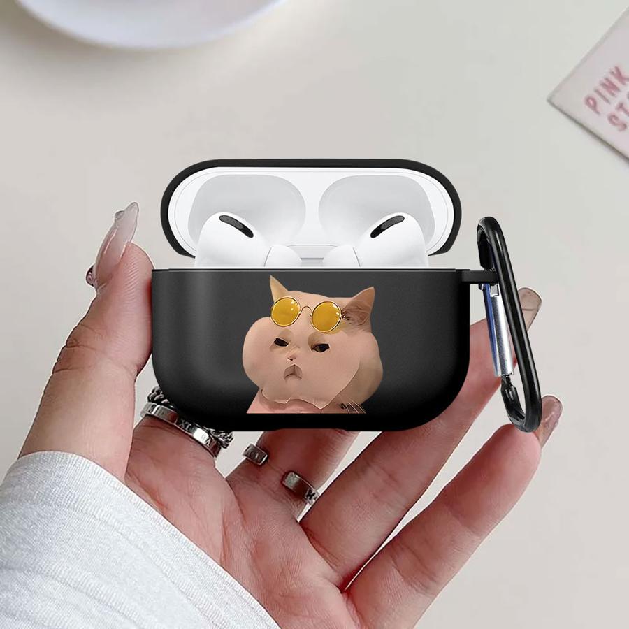 Funny Cat Dog Pattern Case For Airpods 2 Pro3 3 1 Pro2 Pro 4 Earphone Cases Cover
