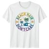 Beach Hair Dont Care Beach Travel Mens T-Shirt Womens Tee Graphic Top