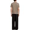 AMIPARIS Yadan Wind Heart Pattern Comfortable Round Neck Pullover Short Sleeve T-Shirt Unisex T-Shirts Gray-Brown UTS003724-2811