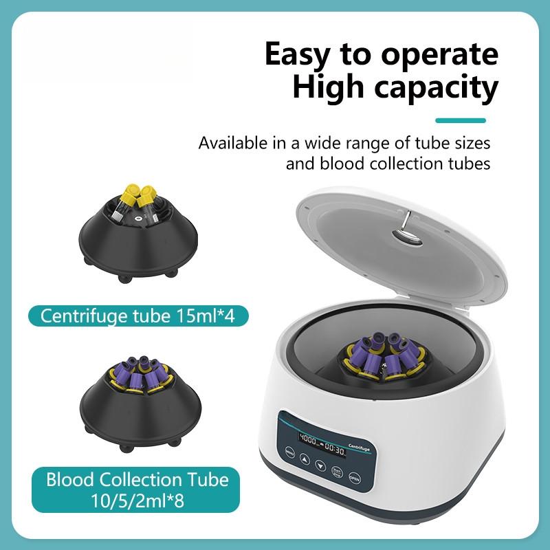 500-4000/5000RPM High Separation Accuracy Plasma Centrifuge Laboratory Digital Display PRP Centrifuge Machine