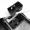 For Hyundai Santa Fe 2025 2025 Water Cup Holder Car Accessories Silicone Shock-Absorbing Drinks Holder Storage Box Tidying Tray