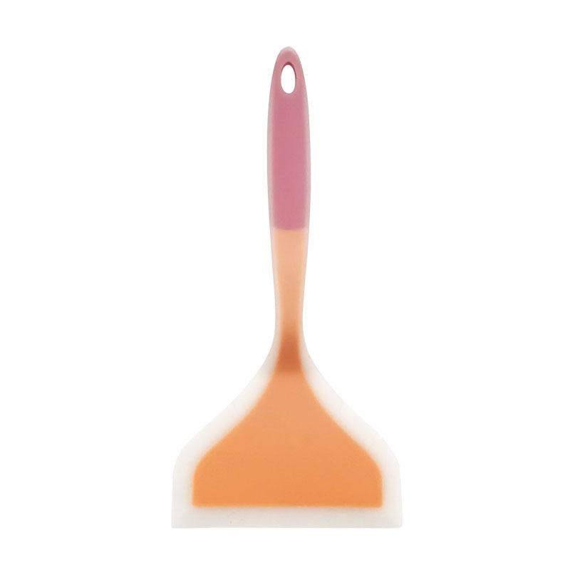 Silicone Spatula for Making Yaki Soba, Transparent Frying Pan Spatula, Pancake Making Spatula, Pancake Snack Making Spatula оранжевый