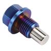Aluminum Alloy Magnetic Oil Pan Sump Return Drain Plug Bung Fitting Adapter