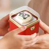 Bear Ring Box Cake Bear Cake Valentine's Day Supplies Reversible Ring Case For Wedding Valentine's Day Engagement Birthday Party