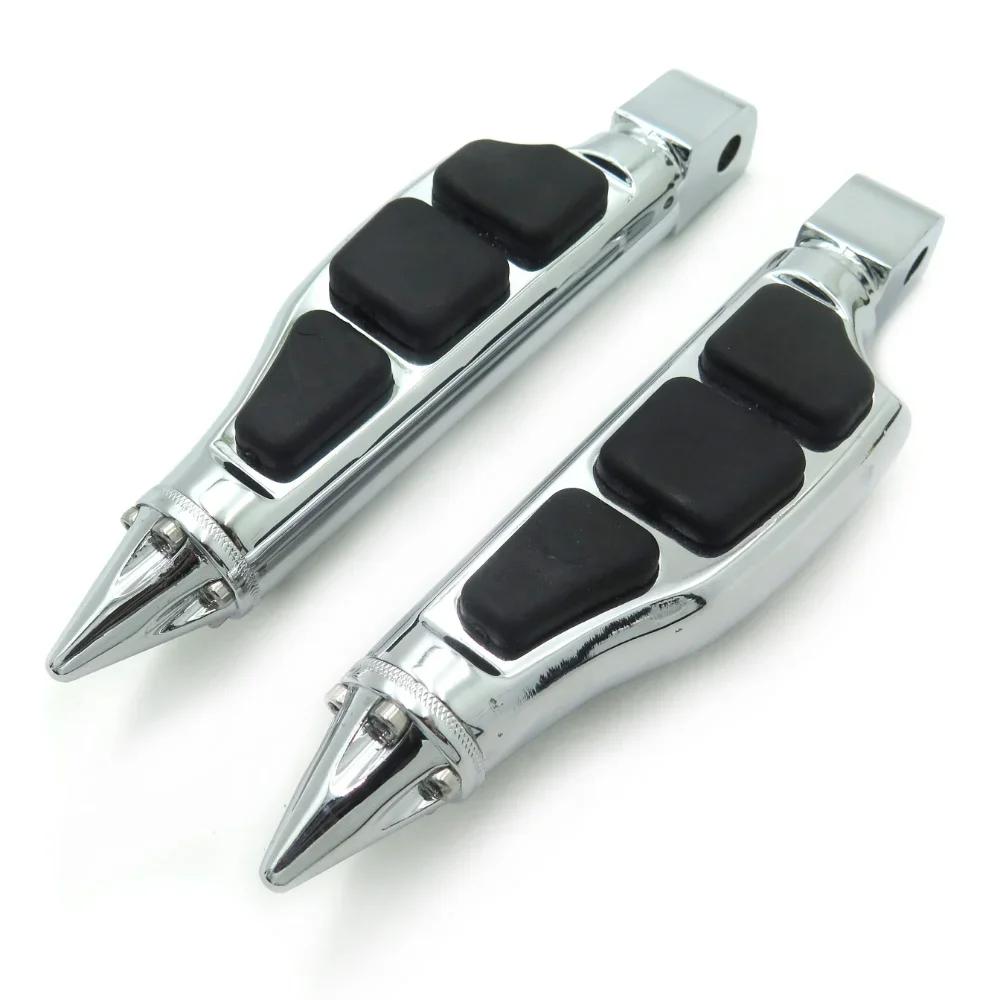 Motorcycle Parts Stiletto Spike Footpeg Rear For Yamaha Road Star Warrior 2002-2009 Front