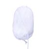 50g Milk Cotton Yarn Cotton Chunky Hand-woven Crochet Knitting Wool Yarn Warm Yarn for Sweaters Hats Scarves DIY (White)