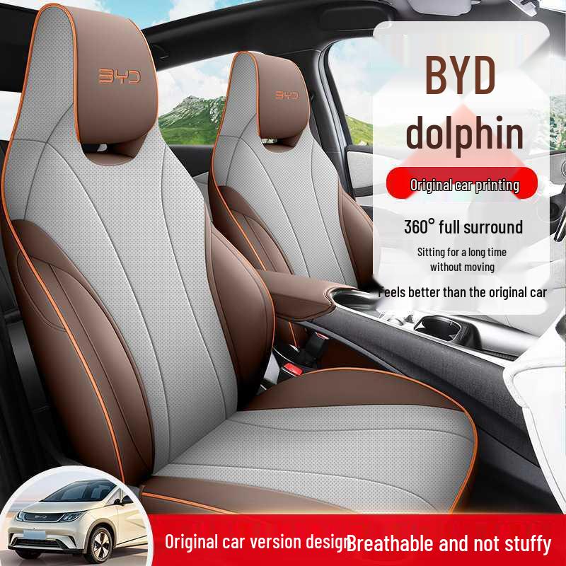 2025 Model Vitality Edition Dolphin 420km Full Coverage Car Seat Cover - All-Season, Custom Fit.