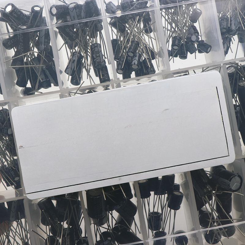 500 Electrolytic Capacitors Assortment Kit (24 Specs, 0.1uF - 1000uF Range)