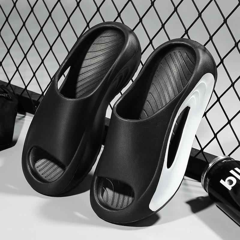 Kapcie kapcie dla par lato nowe grube dno antypoślizgowe odporne na zużycie kapcie męskie i damskie rekreacyjne na zewnątrz na plażę