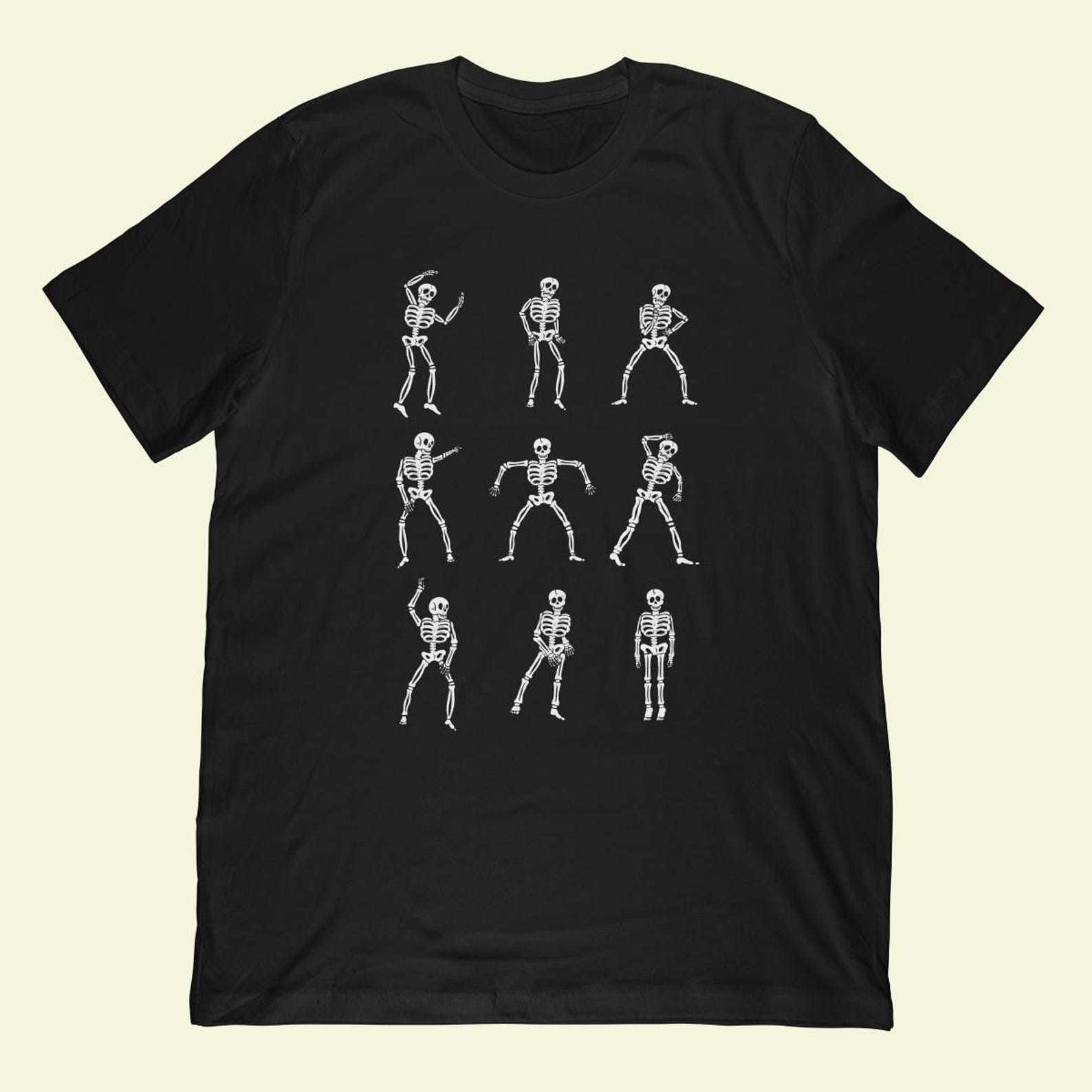 Skeleton Dance T-Shirt | Halloween Skeletons Party Apparel 3XL