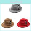 Mens Summer Dress Hat With Lightweight Felt And Sun Protection For Fashionable Outings