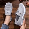 Schuhe Damenschuhe neue Freizeitschuhe fliegendes Gewebe atmungsaktiv Mutterschuhe leichter Mund leichtgewichtige Einzelschuhe Netzschuhe