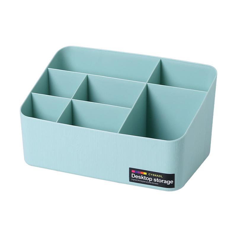 Minimalist Desktop Makeup Storage Box with Drawers for Cosmetics and Remote Control