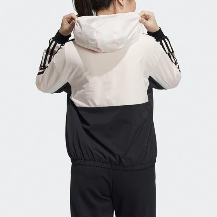 (WMNS) adidas Kapuzenjacke Asien-Größe 'Black Pink' Damen GP0622