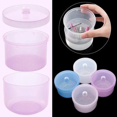 Nail Art Drill Bits Grinding Head Sterilizer Disinfection Box Nail Tool Cleaning Box Manicure Storage Case Nail Art Accessories