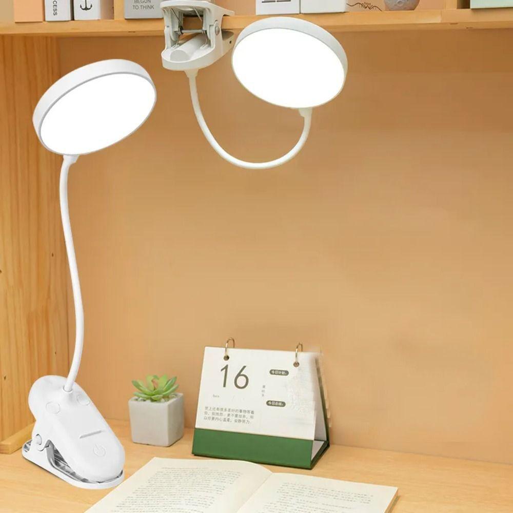 With Clip Table Lamp USB Charging Desk Lamp Multifunctional LED Light  Office Work