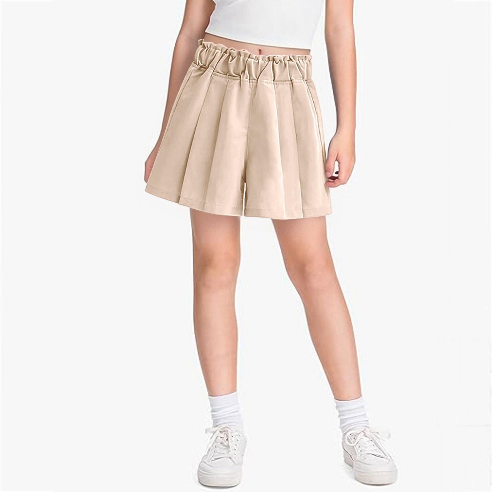 

Children s Fashion Pants, Children s Wide-leg Loose Shorts 120 бежевий