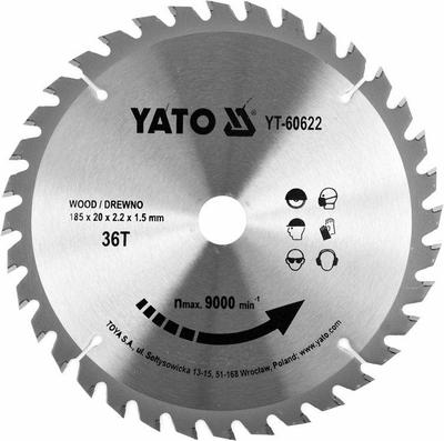 Yato Testere Daire Testere Karbür Uçlu 185*36*20 60622