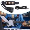 12 Soundhole Guitar Pickup Acoustic Electric Transducer Low Noise Instrument with Audio Cable