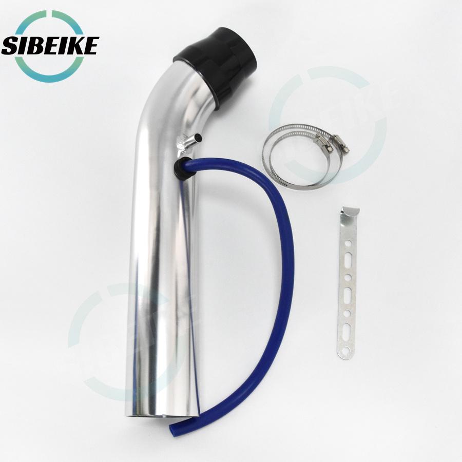 3" 76mm Air Intake Pipe Aluminum Cold Air Inlet Duct Tube Kit For Honda Civic 01-UP EX