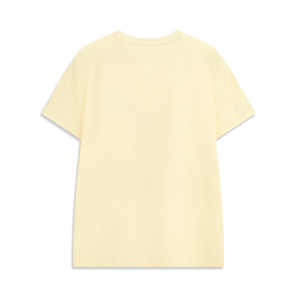Li Ning x GUGONG,LIANMINGKUAN China Culture Collection T Shirt Women's Pudding Yellow AHSVB94-3