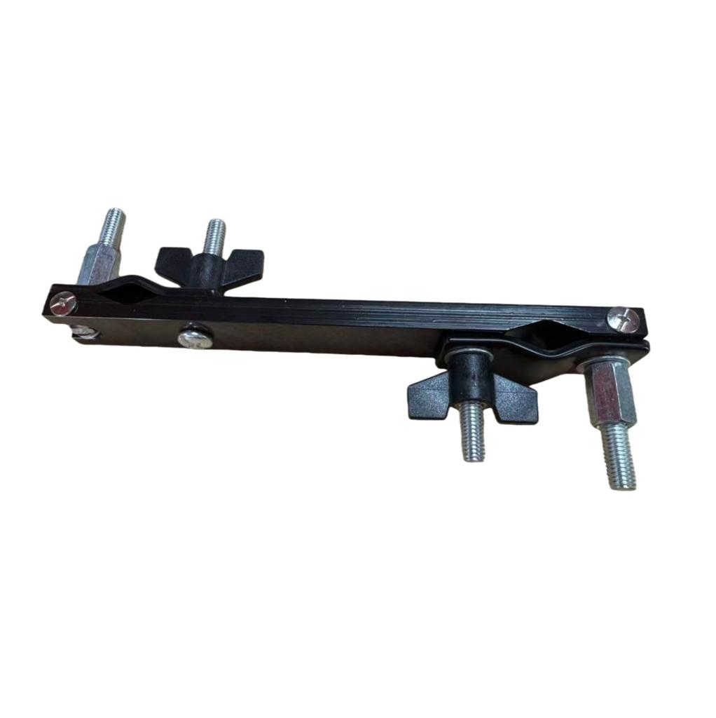 Adjustable Clamp Compatible with Standard Drum Stands for Adding Cymbals and Small Percussion Light Weight