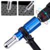Drill Adapter Electric Rivet Stapler 2.4mm-4.8mm Pull Rivet Tool Insert Nut Tool  Metal Fabrication