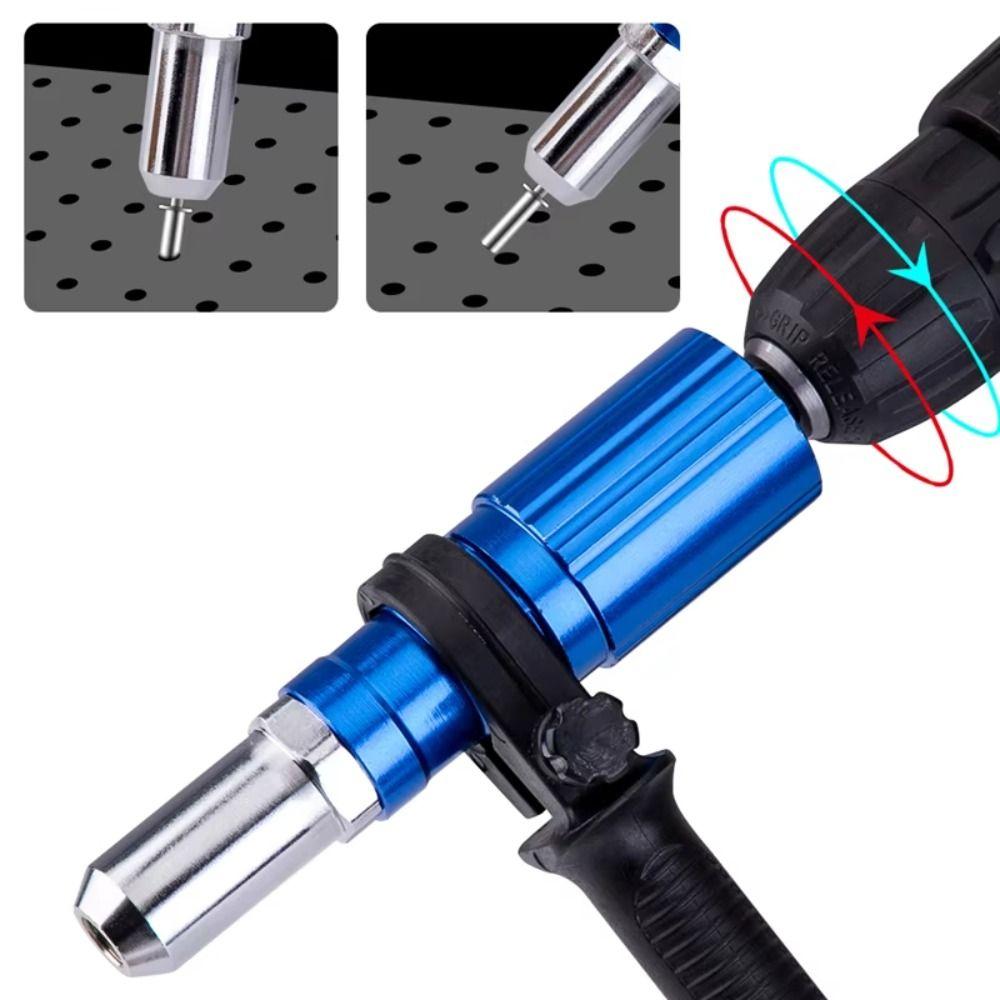Aluminum Zinc Zinc Alloy Cordless Rivet Nut Stapler Drill Adapter Pull Rivet Tool  Industrial Applications