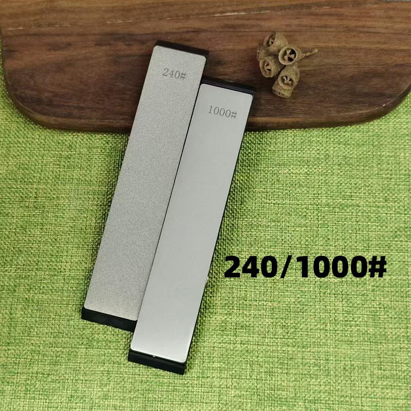 2pcs Large Size Diamond Sharpening Stones Set - Multi-Grit Knife & Tool Sharpener for Outdoor/Kitchen Use