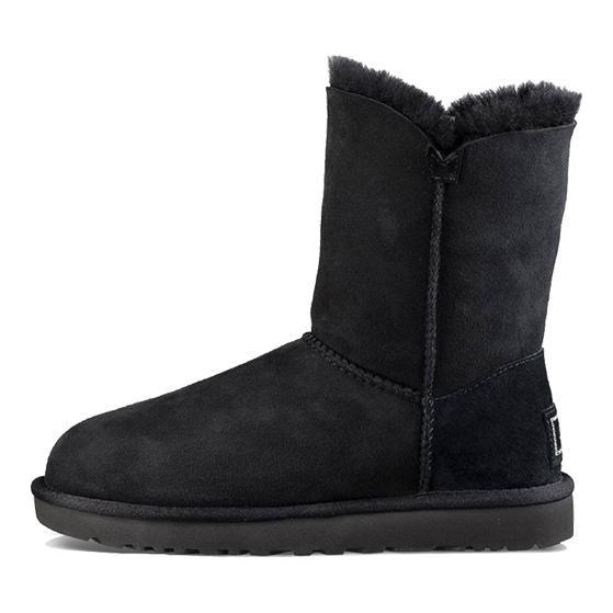 UGG Classic Bling Button Fleece Lined Black Women's 1016553-BLK