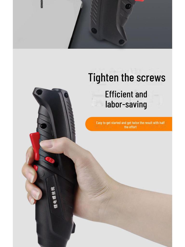 Rechargeable Mini Electric Screwdriver and Hand Drill Set for Home Use