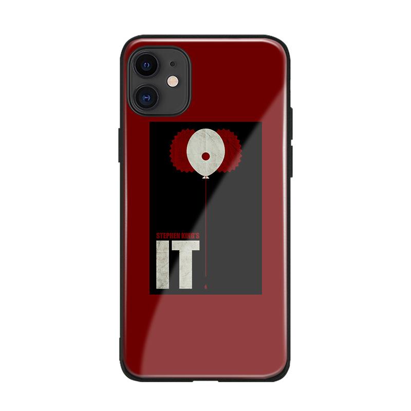 Ikony hororových filmů měkký silikon Tvrzené sklo Kryt na telefon iPhone SE 6 6s 7 8 Plus X XR XS 11 12 13 mini Pro max