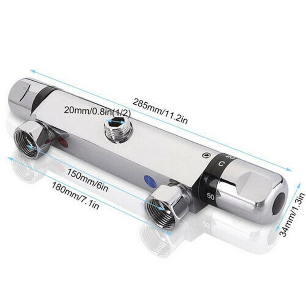 Thermostatic Water Tap Bar Shower Mixer Valve Tap Wall Mounted Shower Tap