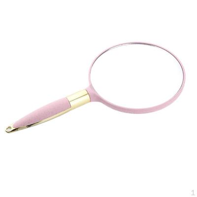 Handheld Round Makeup Mirror Magnification With Hook Hole