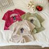 Solid Color Suit Casual Sports Clothing Summer Child T Shirt Shorts Outfits Babies Cute Short Sleeve Two Piece Sets
