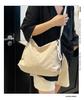 2025 Women's Lightweight Large-Capacity Crossbody Bag - Simple, Fashionable, Solid Color Casual Design