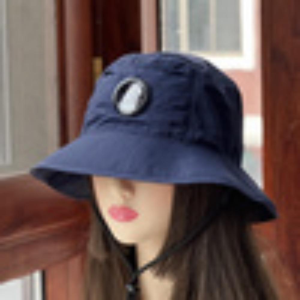 Wide Brim Sun Hat Outdoor Fishing Uv Protection Lightweight Quick-Dry Foldable Bucket Hat Korean Style For Hiking