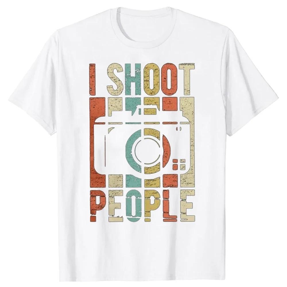 

Мужская футболка с коротким рукавом с принтом Винтажная Я фотографирую людей Футболка фотографа Мужская футболка Хип-хоп футболки Харадзюку XXXXXL белый