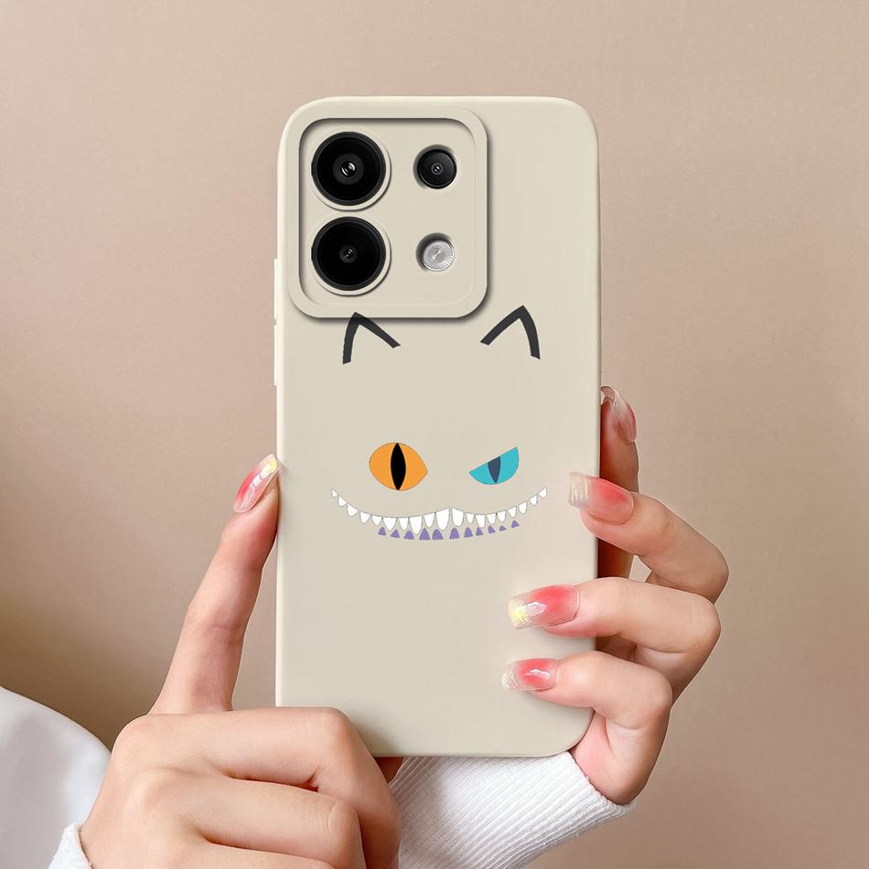 For Poco X6 Pro Case Stylish Soft Liquid Silicone Camera Protection Phone Back Cover For Poco X6pro X 6 Pro Protector Funda Capa