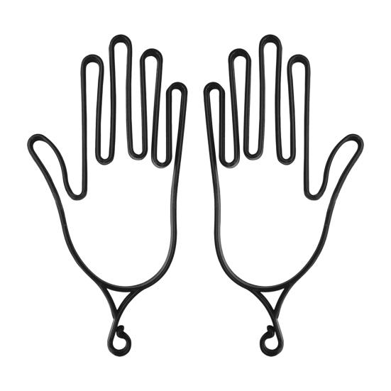 2 ks držáky na golfové rukavice Plastové golfové rukavice Nosítka nosného rámu Úložný držák na věšák