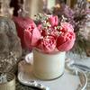 1PC Romantic Home Decor Candle Luxury Floral Fragrance Candle Fragrant Tulip Soy Candle Decorative Scented Candle 25cm