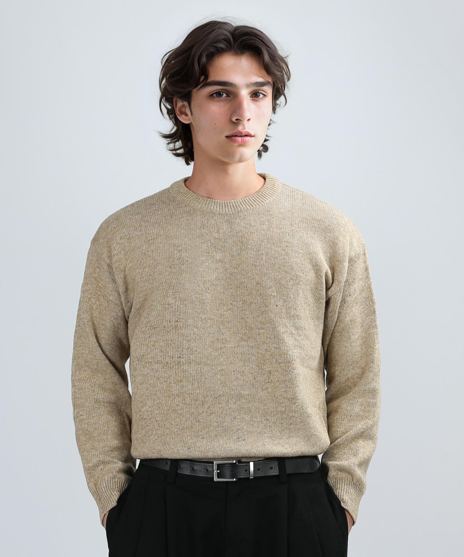 Johnny West Just Wool-Like Knit (Sand Beige) 50
