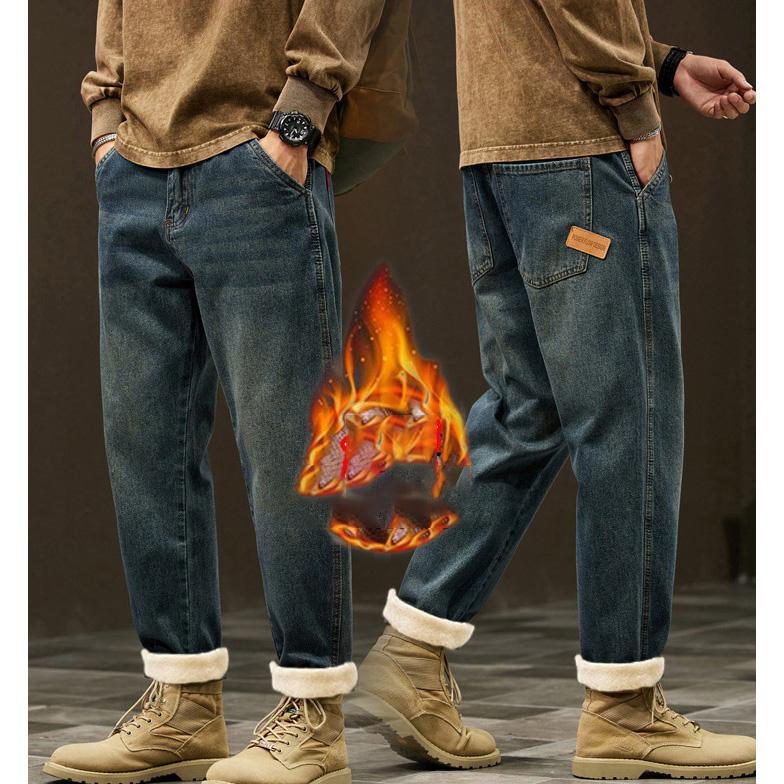 Jeans Cargo Uomo Pantaloni Harem Larghi Pantaloni Baggy Blu Patchwork Moda Designer Tasche Pantaloni Oversize Affusolati Streetwear