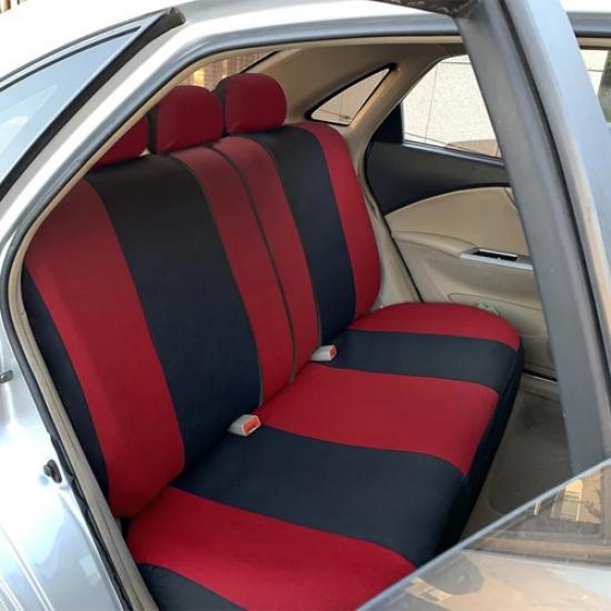 Universal Car Seat Covers Polyester Auto Seat Protector Front & Rear Seat Covers