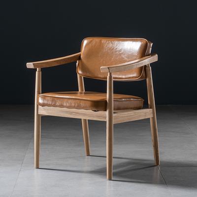Holz Einzelne Freizeit Nordische Wohnzimmerstühle Haushaltmöbel Rücken Esszimmerstuhl Modernes Design Freizeit Verhandlungsarmlehnsessel